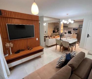 Fatima Apartment | Apartamento Moderno & Mobiliado - Próximo ao Aeroporto, Condomínio Village Natureza