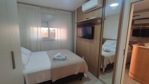 Capao da Canoa Apartment | Apartamento Sofisticado Ed Del Paine terraço com hidro