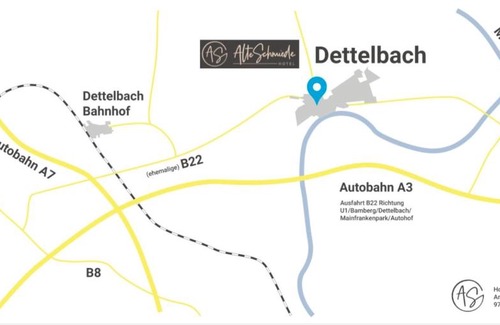 Dettelbach Hotel | Aparthotel Alte Schmiede Dettelbach