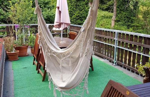 Fehrenbach Apartment | Apartment "ILSE" 2 Schlafzi. 4P, balcony, sauna door. Forest