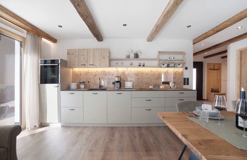 San Martino in Passiria Apartment | Apartment 'Heuglück' with Mountain View, Private Terrace and Wi-Fi