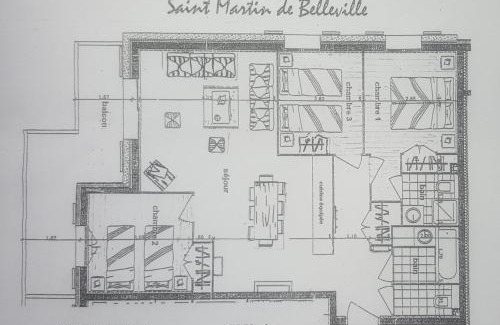 Saint-Martin-de-Belleville Apartment | Apartment A 01 in St Martin de Belleville