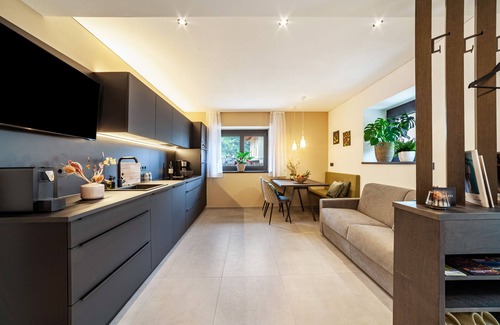 San Martino in Passiria Apartment | Apartment "Maja" with Mountain View, Private Garden & Wi-Fi