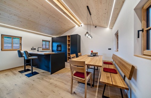 San Martino in Passiria Apartment | Apartment 'Bergchalet Lanthalerhof' with Mountain View, Private Garden and Wi-Fi