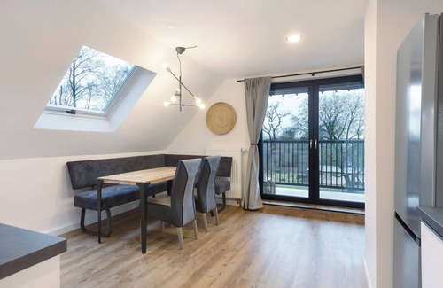 Langenbach bei Kirburg Apartment | Apartment 'Moderne Ferienwohnung' with Shared Garden, Balcony and Wi-Fi