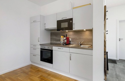 Rielasingen-Worblingen Apartment | Apartment 'Studio Im Grünen Und Bodenseenähe' with Private Garden and Wi-Fi