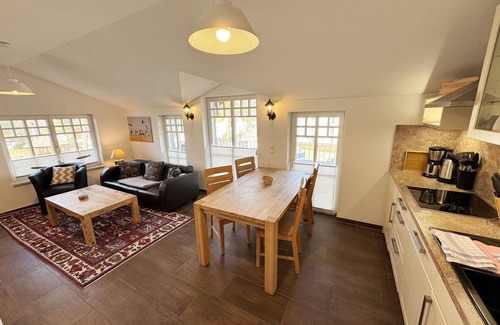 Ostseebad Baabe Apartment | Apartment 03 with fireplace, balcony & sea view - A: Haus Strandkiefer - close to the beach