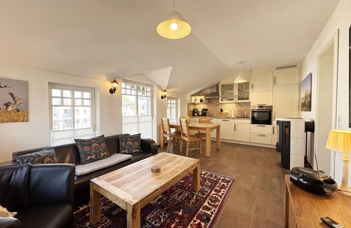Ostseebad Baabe Apartment | Apartment 03 with fireplace, balcony & sea view - A: Haus Strandkiefer - close to the beach