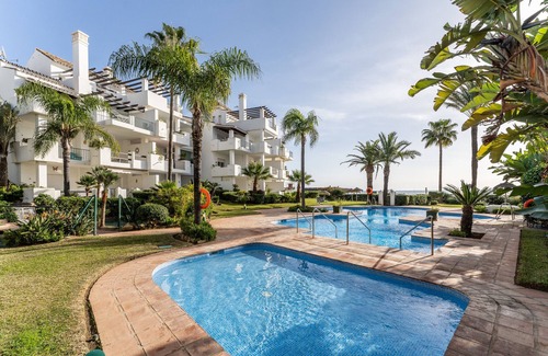 La Cala de Mijas Apartment | Apartment "228 Arruzafa Playa la Cala de Mijas" with Sea View and Wi-Fi