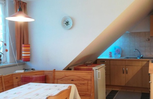 Bernau bei Berlin Apartment | Apartment, 55 sqm, 1 bedroom, bathtub, balcony and garden, max. 4 persons