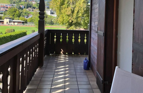 Anzenbach Apartment | Apartment 6 with balcony and stunning mountain views