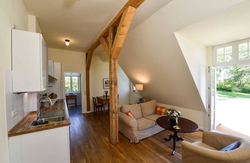 Grubnow Apartment | Apartment 6 with lake view and balcony 2 people - Gut Grubnow Rügen