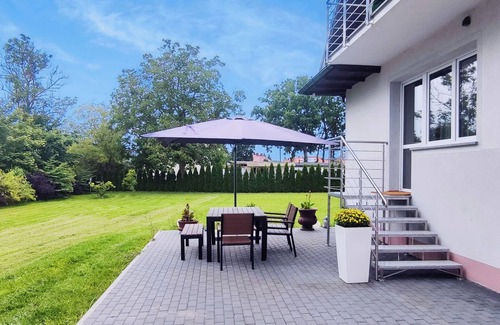 Kamien Pomorski Apartment | Apartment 62m², large garden, sauna, modern, comfortable, climate neutral