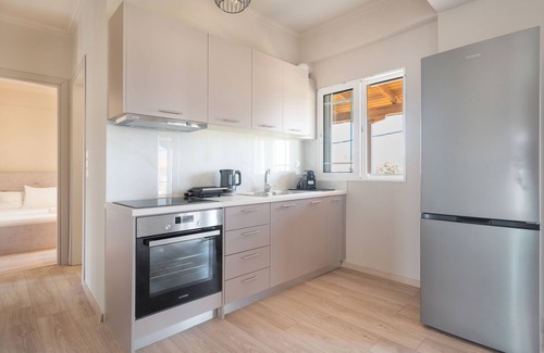 Lygia Apartment | Apartment 'Almyra' with Sea View, Wi-Fi and Air Conditioning