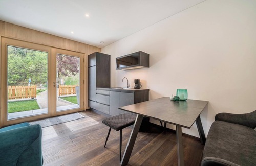 San Pancrazio Apartment | Apartment 'ALPREID Moderne Tanne' with Mountain View, Garden & Wi-Fi
