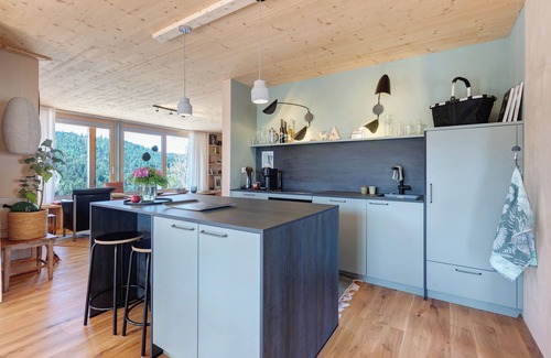 Triberg im Schwarzwald Apartment | Apartment 'Am Stadtwald' with Mountain View, Private Terrace and Wi-Fi