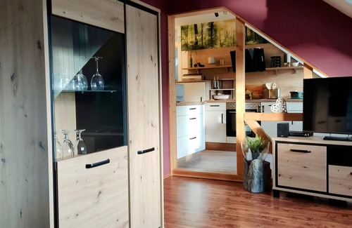 Olsberg Apartment | Apartment 'An Der Bieke' with Shared Terrace, Shared Garden and Wi-Fi