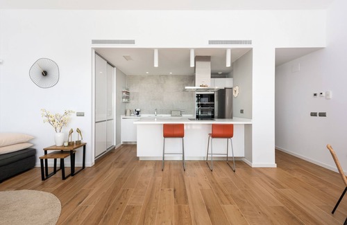 San Roque Apartment | Apartment 'Apartamento Links Il' with Sea View, Wi-Fi and Air Conditioning