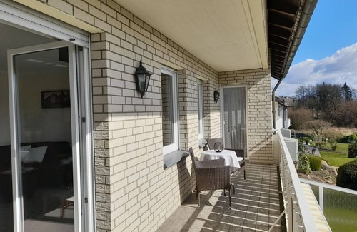 Bad Driburg Apartment | Apartment/apartment, shower, WC, balcony - vacation apartment and guest room Iburgblick