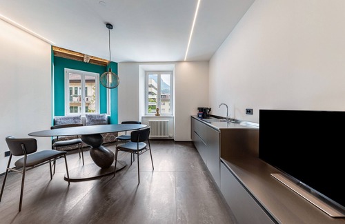 Centro - Piani - Rencio Apartment | Apartment 'App 205 Palazzo Cavour' with Mountain View, Wi-Fi and Air Conditioning