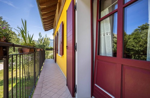 Ala Apartment | Apartment 'Appartamento Del Boscaiolo' with Mountain View, Shared Garden and Balcony