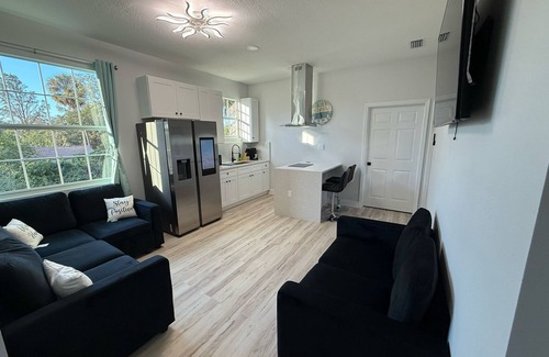 Palm River-Clair Mel Apartment | Apartment B in a two-story duplex.