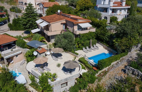 Kornic Apartment | Apartment Barbara 044 with the pool and a perfect sea view