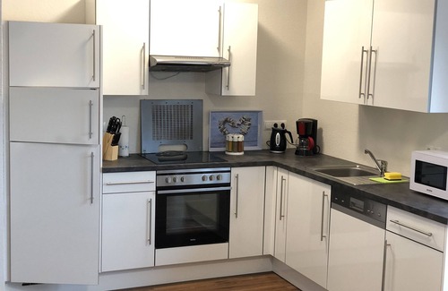 Thulsfeld Apartment | Apartment "Birke" barrier-free with elevator directly at the reservoir
