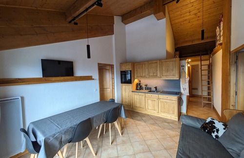 Bisanne 1500 Apartment | Apartment, Bisanne - Les Saisies, at the foot of the slopes, swimming pool, panoramic view