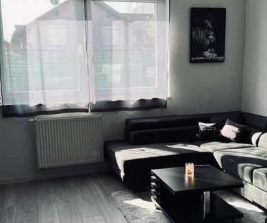 Novi Zagreb Apartment | Apartment Black and white