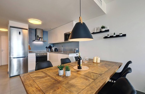 Castillo de Sabinillas Apartment | Apartment 'Blue Sunset Penthouse' with Sea View, Terraces & Wi-Fi