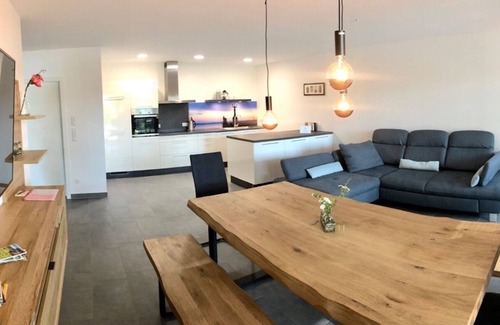 Meßkirch Apartment | Apartment 'Bodanrück' with Shared Pool, Shared Garden and Wi-Fi
