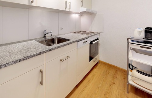 Sankt Moritz-Bad Apartment | Apartment building with excellent infrastructure.