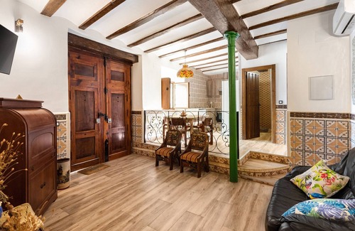 Siete Aguas Apartment | Apartment 'Carchata Planta Baja' with Balcony and Air Conditioning
