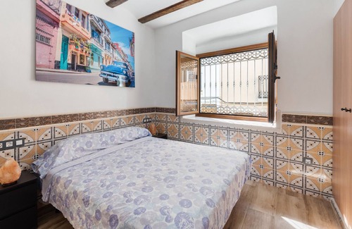 Siete Aguas Apartment | Apartment 'Carchata Planta Baja' with Balcony and Air Conditioning