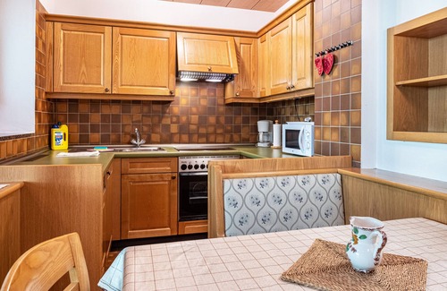 Canazei Apartment | Apartment 'Cesa Soramurat Appartamento 4' with Mountain View, Shared Garden and Wi-Fi