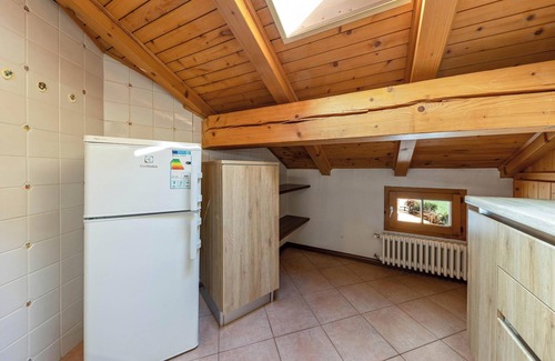 Vigo di Fassa Apartment | Apartment "Ciasa Sommavilla Mansarda" with Mountain View, Shared Garden & Wi-Fi