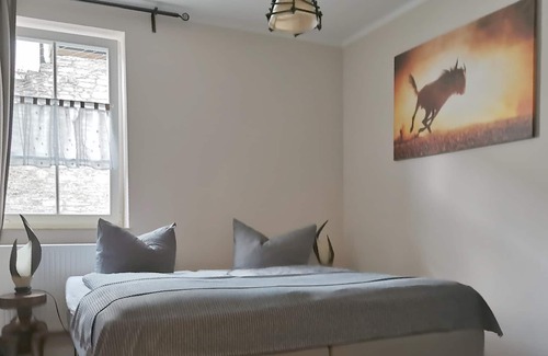 Mühlhausen Apartment | Apartment "City-Apartments Fewo Kapstadt" with Pool, Garden & Wi-Fi