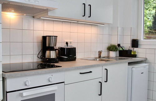 Griesenbruch Apartment | Apartment-Comfort-Private Bathroom-Garden view