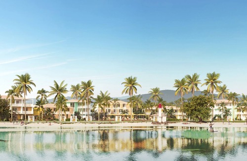 Sainte-Anne Apartment | Apartment Dahlia (500 m from the Pointe Marin BEACH, with SWIMMING POOL)