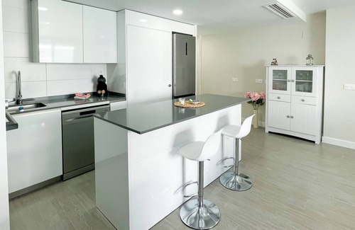 El Morche Apartment | Apartment "Dunas de Marivillas" with Sea View, Shared Pool & Wi-Fi