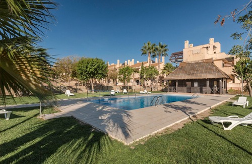 Fuente Alamo de Murcia Apartment | Apartment 'El Oasis Monaco 10 1B' with Shared Pool, Wi-Fi and Air Conditioning