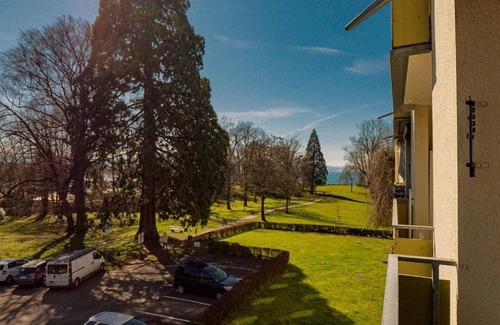 Aschach Apartment | Apartment 'Ferienwohnungen Lindau - Marlene' with Balcony and Wi-Fi