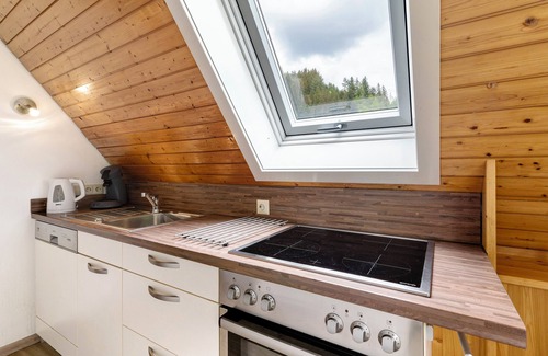 Schenkenzell Apartment | Apartment 'Ferienhaus 1 - Wohnung Fichte, 64qm' with Mountain View, Balcony and Wi-Fi