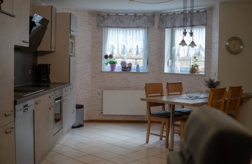 Gransdorf Apartment | Apartment 'Ferienwohnung Haus Biggi' with Private Terrace, Private Garden and Wi-Fi