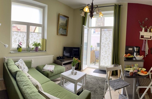Old Town Apartment | Apartment 'Ferienwohnung Truding' with Balcony and Wi-Fi