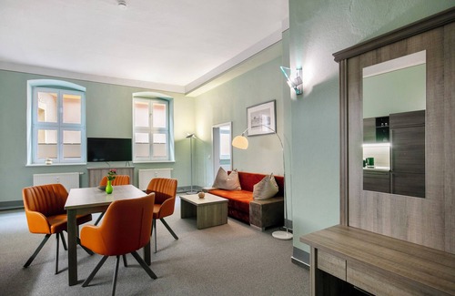 Luckau Apartment | Apartment 'Ferienwohnung 2' with Shared Terrace and Wi-Fi