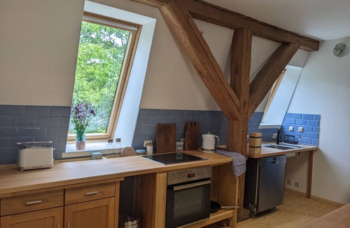 Mustin Apartment | Apartment 'Ferienwohnung Rothener Mühle' with Private Garden and Wi-Fi