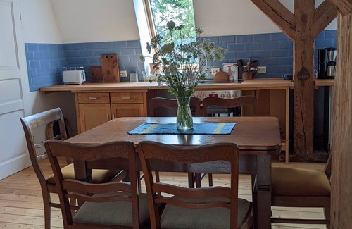 Mustin Apartment | Apartment 'Ferienwohnung Rothener Mühle' with Private Garden and Wi-Fi