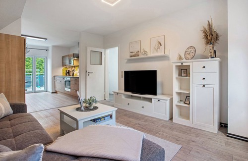 Usedom Apartment | Apartment 'Ferienwohnung Schlafmütze' with Balcony and Wi-Fi
